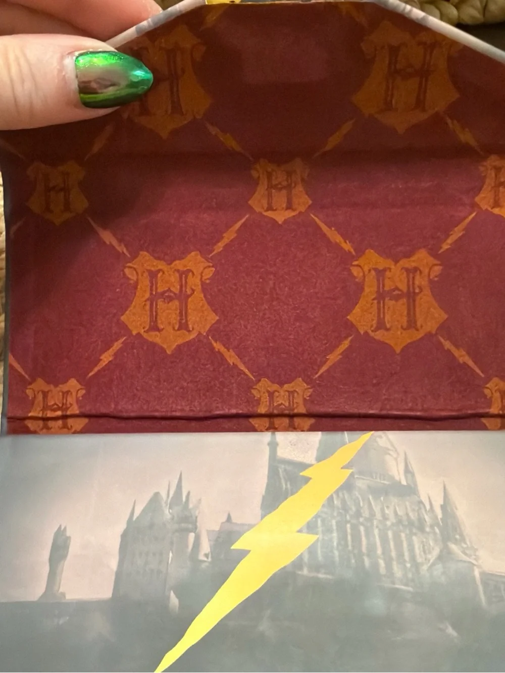 Harry Potter Eyewear Trifold sunglasses case featuring a Marauder’s Map theme